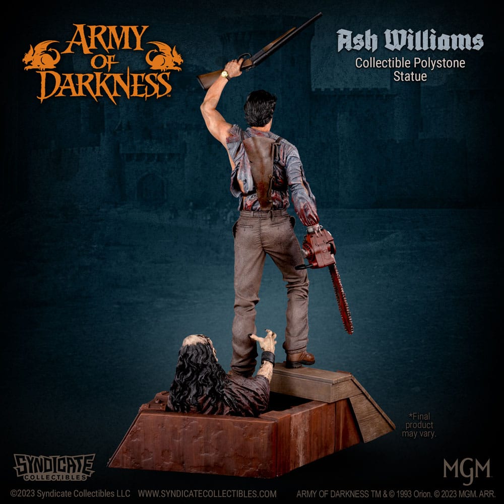 Syndicate Collectibles Armee der Finsternis Ash Williams 1/10 Statue - Beschädigte Verpackung