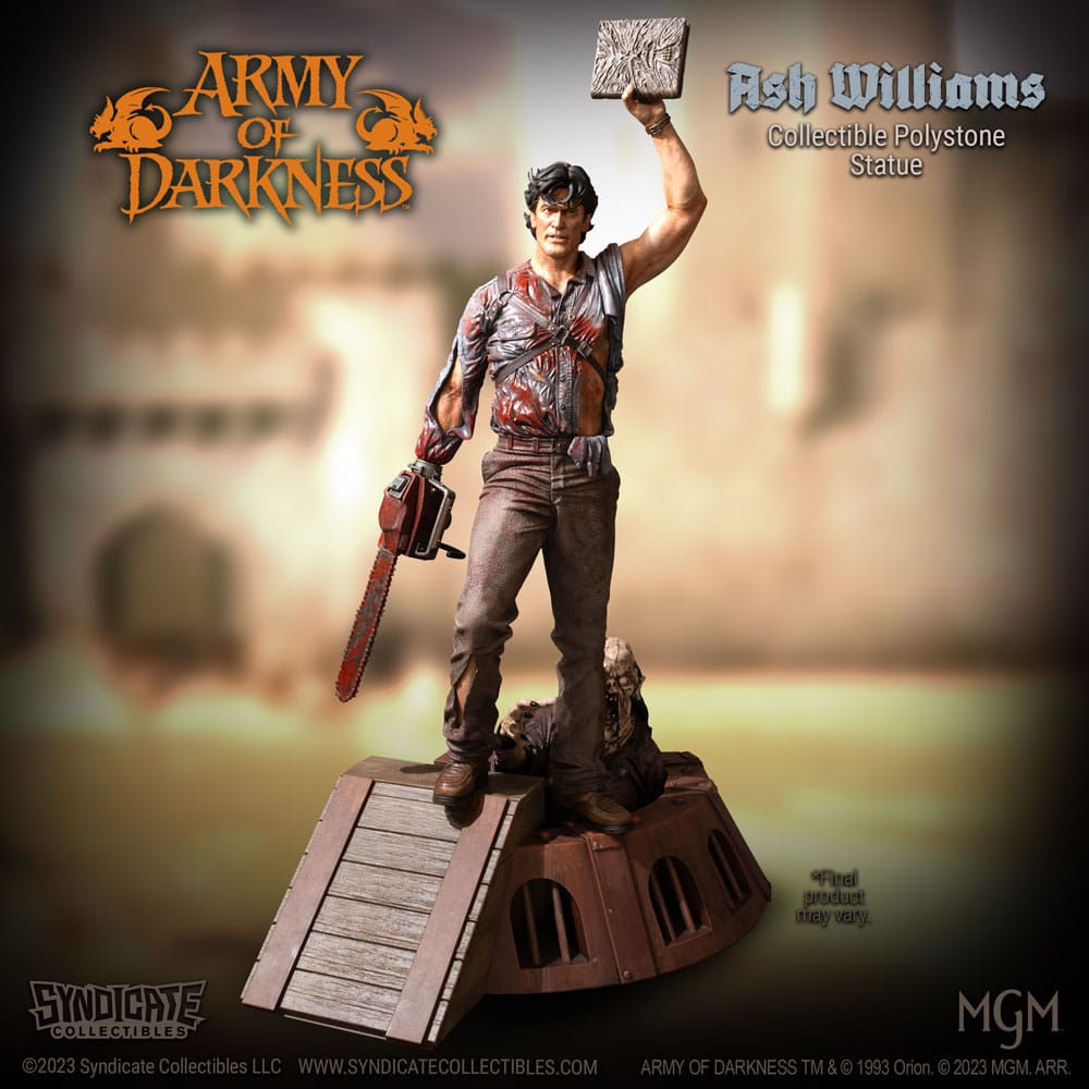 Syndicate Collectibles Armee der Finsternis Ash Williams 1/10 Statue - Beschädigte Verpackung