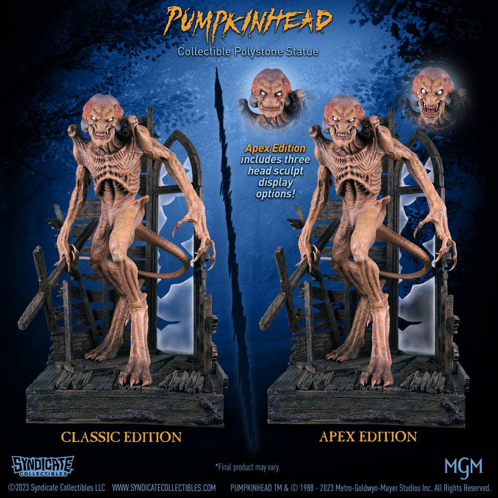 Syndicate Collectibles Pumpkinhead Das Halloween Monster Apex Edition Statue