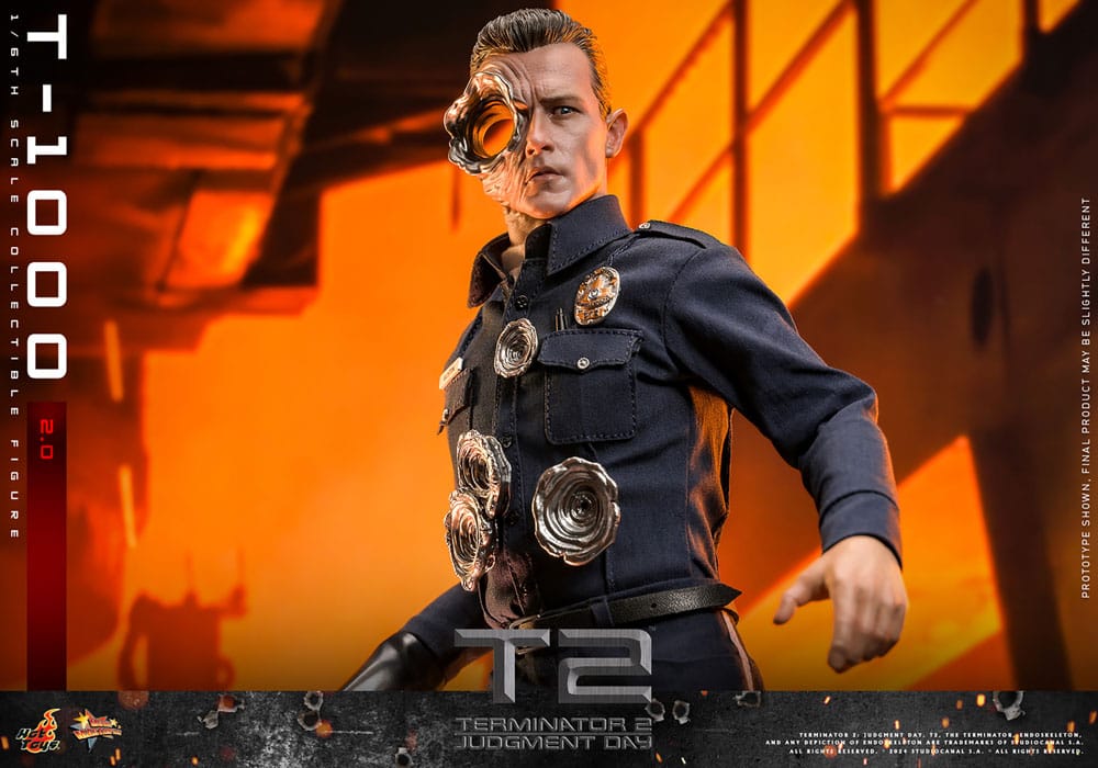 Terminator 2 - T-1000 (2.0) Movie Masterpiece 31 cm 1/6 Actionfigur Hot Toys