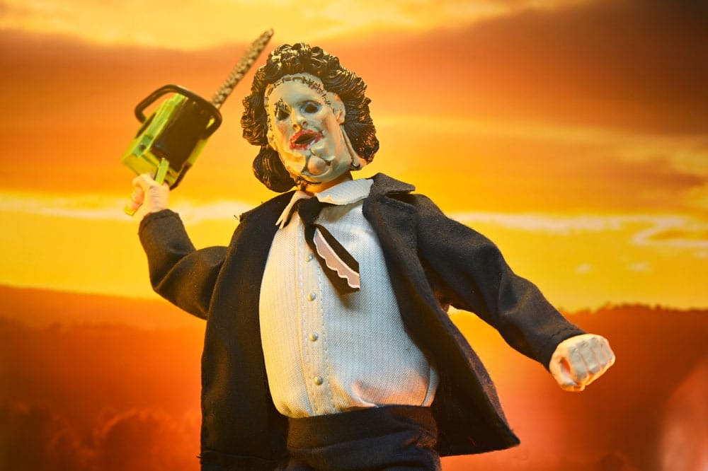 Texas Chainsaw Massacre Clothed Actionfigur Leatherface (Pretty Woman Mask) 50th Anniversary 20 cm