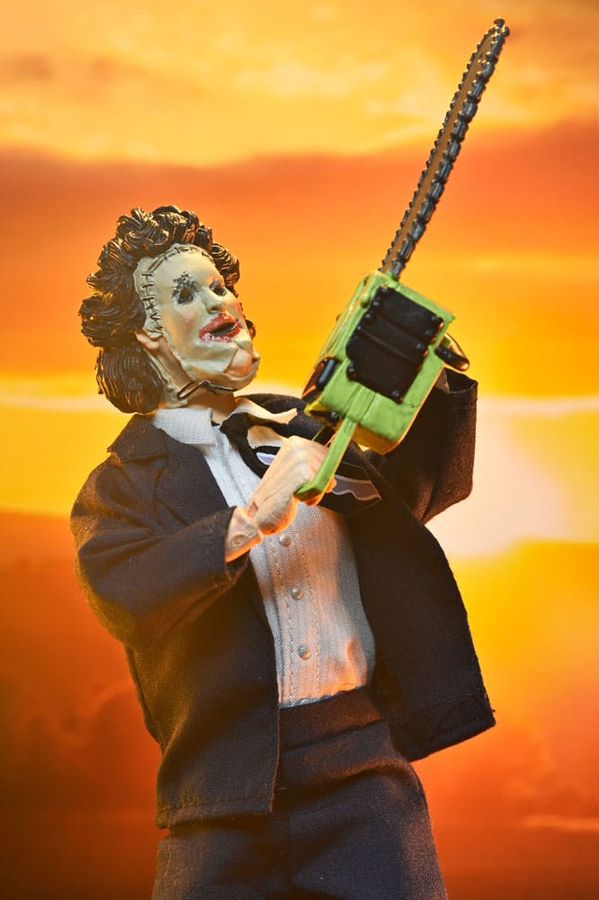 Texas Chainsaw Massacre Clothed Actionfigur Leatherface (Pretty Woman Mask) 50th Anniversary 20 cm