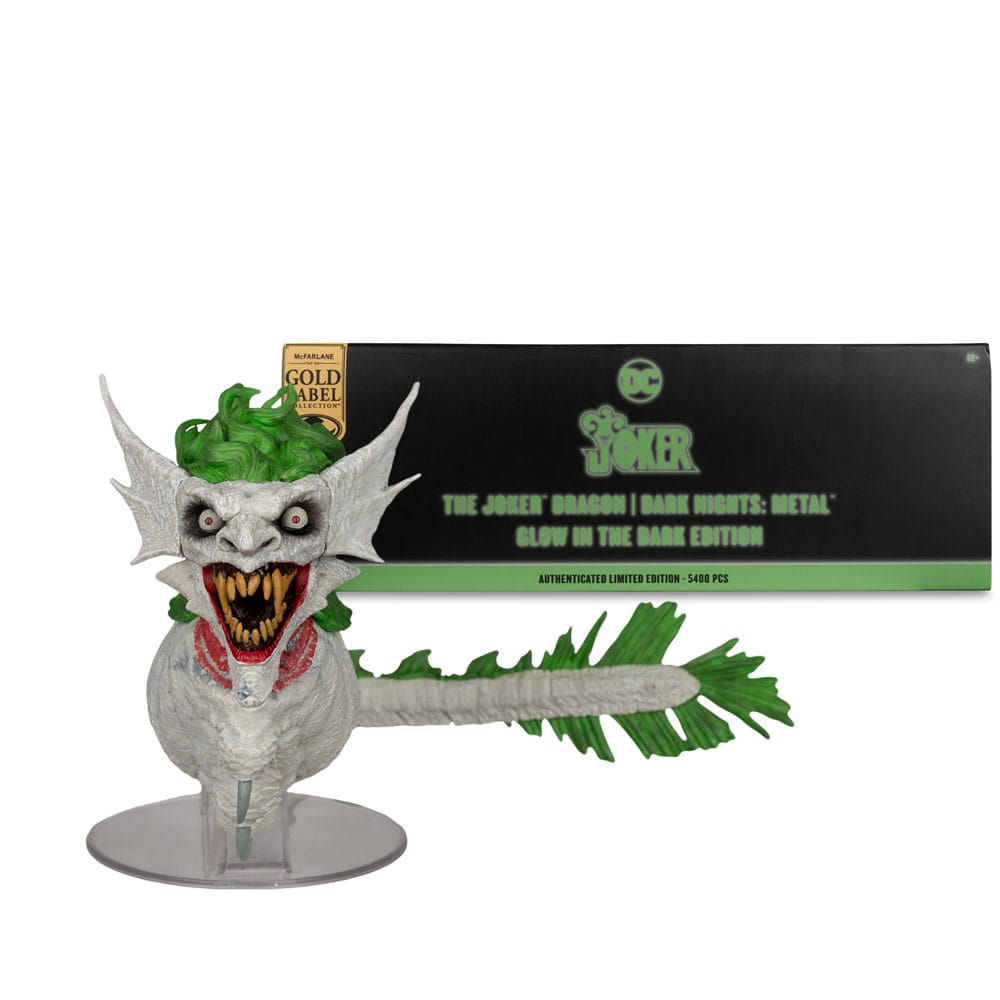 The Joker Dragon Glow in the Dark Edition (Gold Label) Dark Nights Metal DC Multiverse 25 cm Actionfigur McFarlane Toys