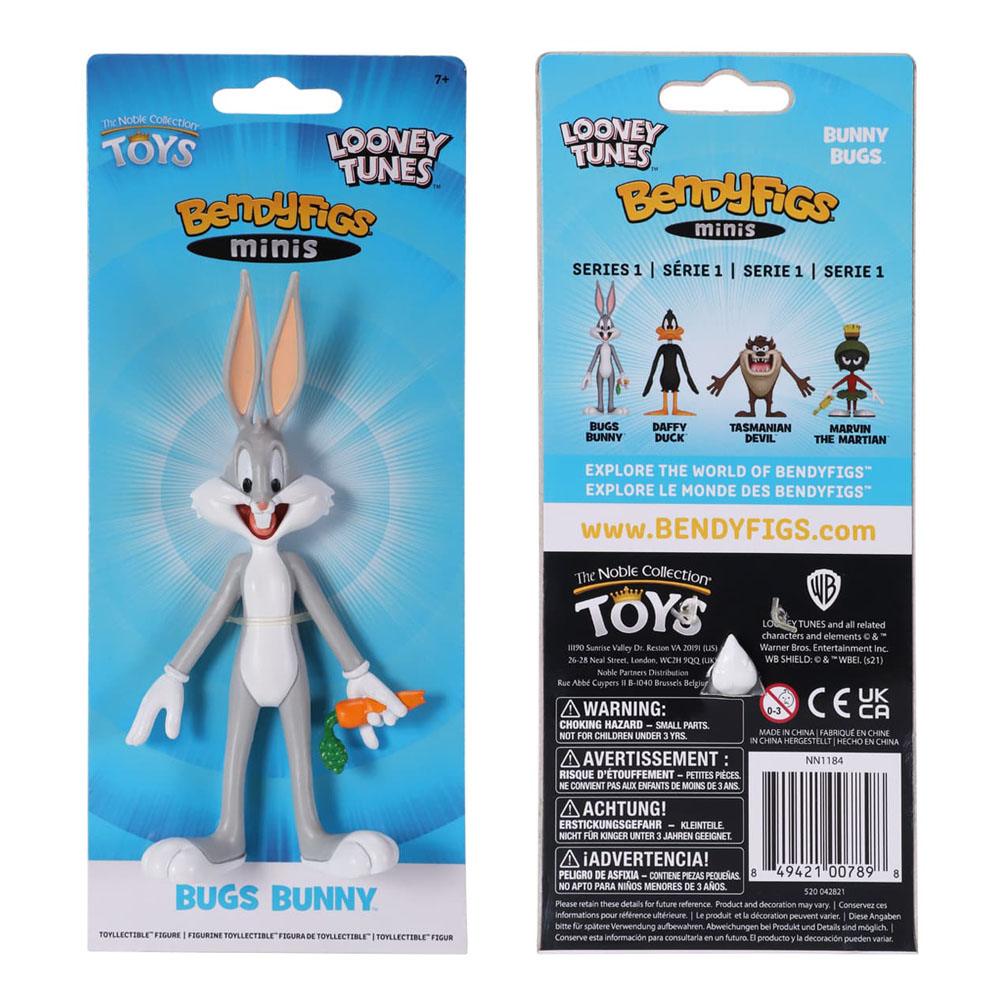 The Noble Collection Looney Tunes Bugs Bunny Bendyfigs Biegefigur