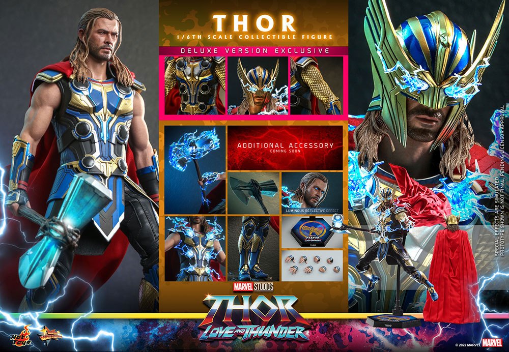 Thor: Love and Thunder Masterpiece Actionfigur 1/6 Thor (Deluxe Version) 32 cm Hot Toys
