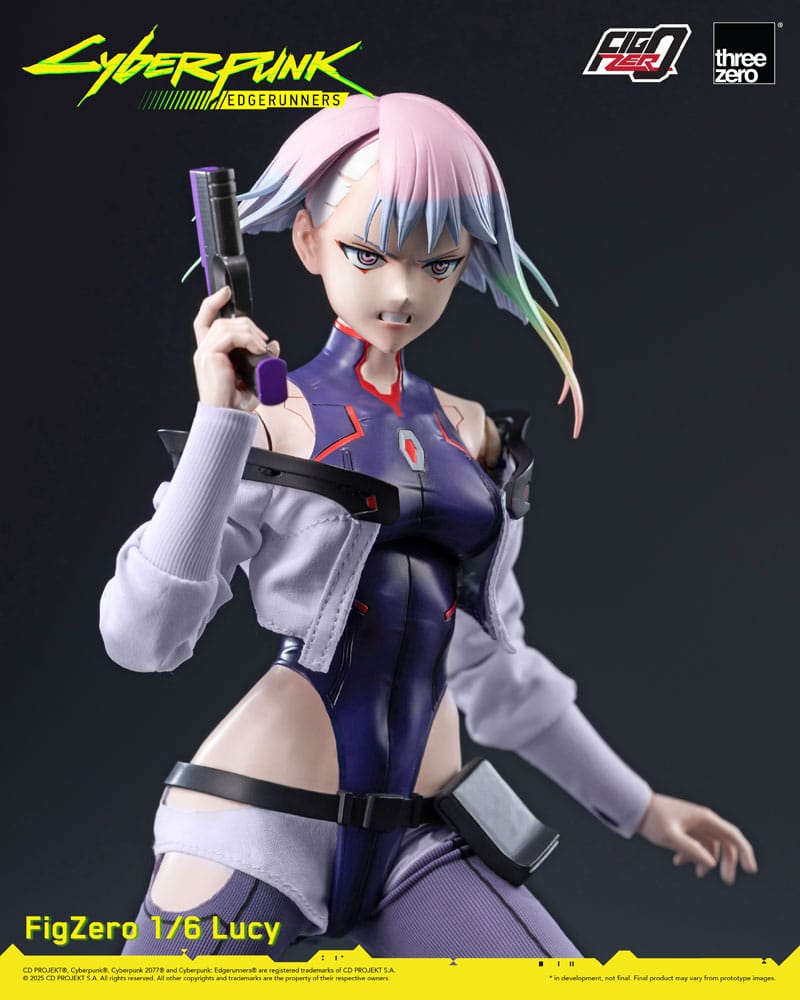ThreeZero Cyberpunk Edgerunners Lucy FigZero 1/6 Actionfigur