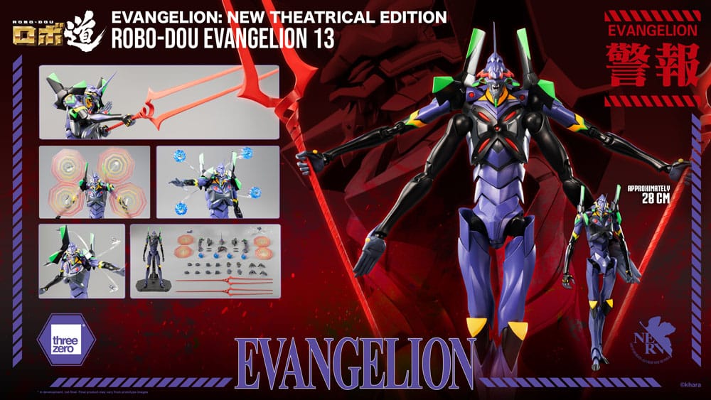 ThreeZero Evangelion New Theatrical Edition Evangelion 13 Robo-Dou Actionfigur
