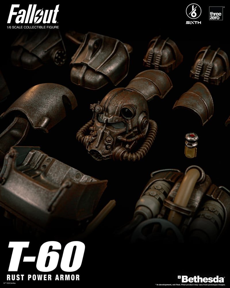 ThreeZero Fallout T-60 Rust Power Armor 1/6 Actionfigur