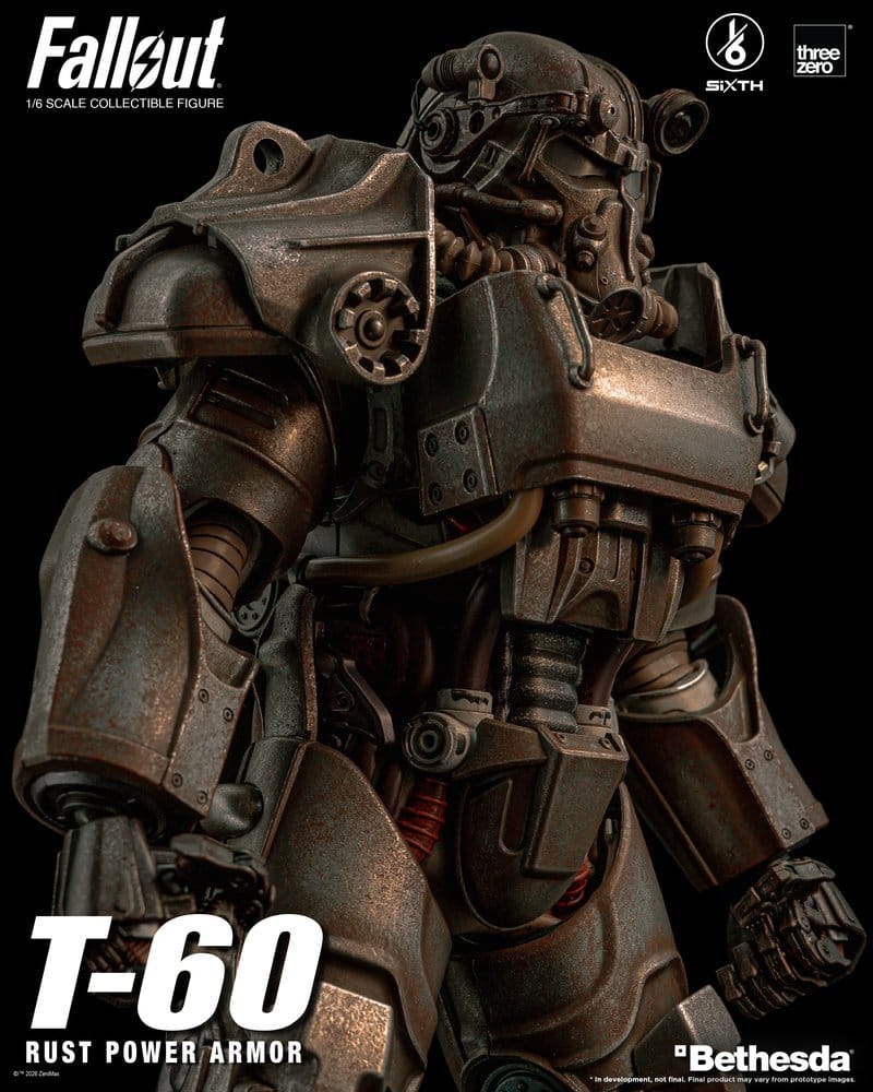 ThreeZero Fallout T-60 Rust Power Armor 1/6 Actionfigur