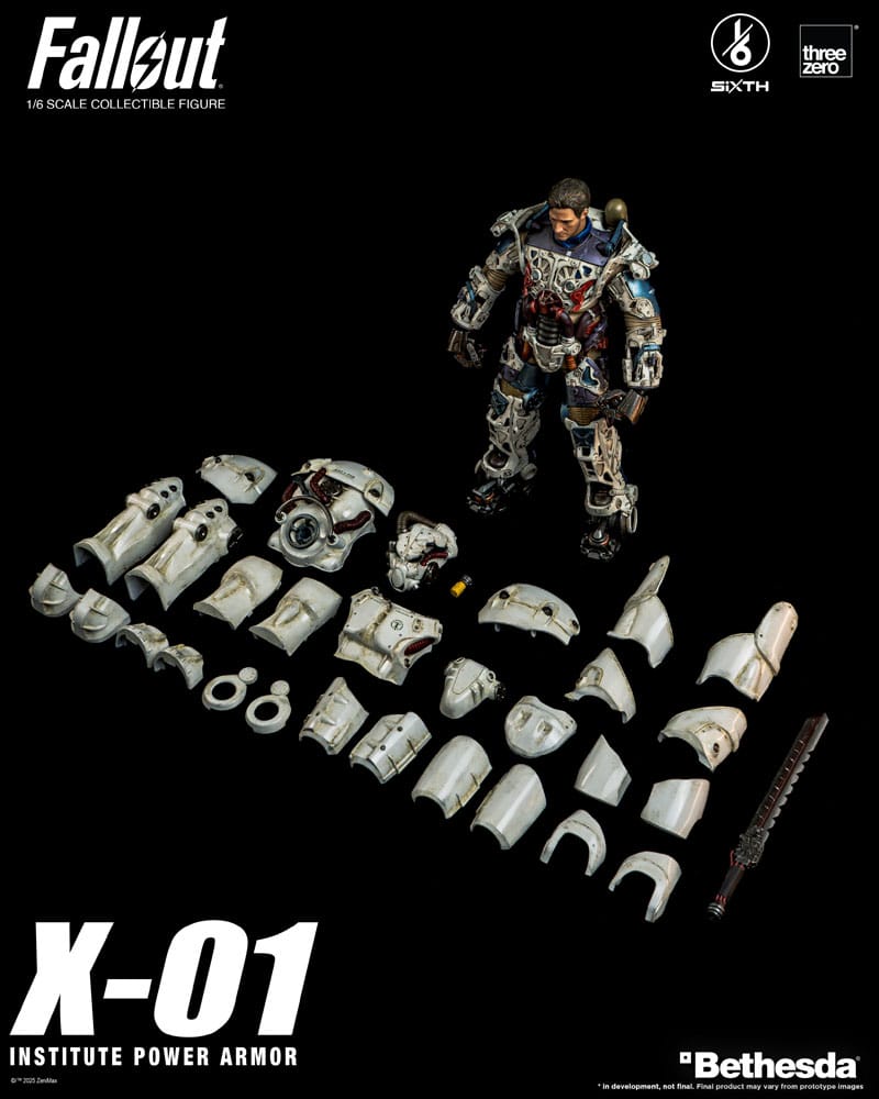 ThreeZero Fallout X-01 Institute Power Armor 1/6 Actionfigur