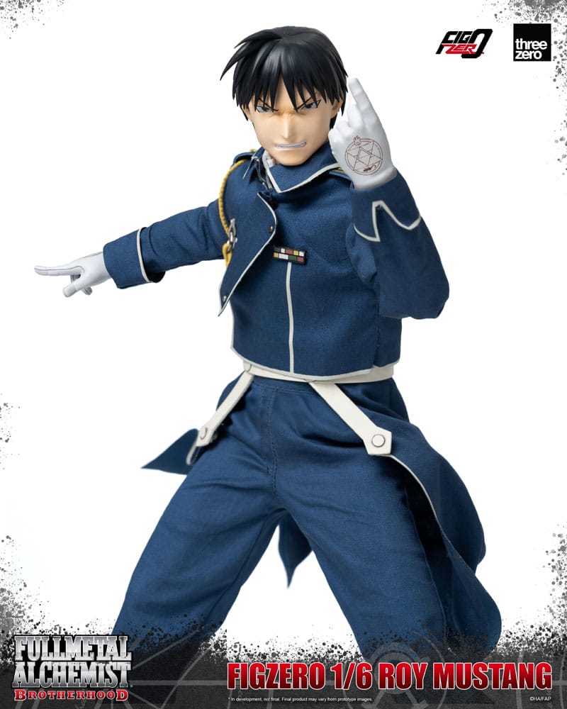 ThreeZero Fullmetal Alchemist Brotherhood Roy Mustang FigZero 1/6 Actionfiguren