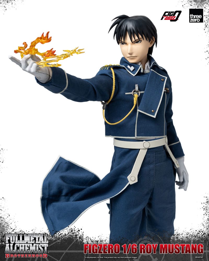 ThreeZero Fullmetal Alchemist Brotherhood Roy Mustang FigZero 1/6 Actionfiguren