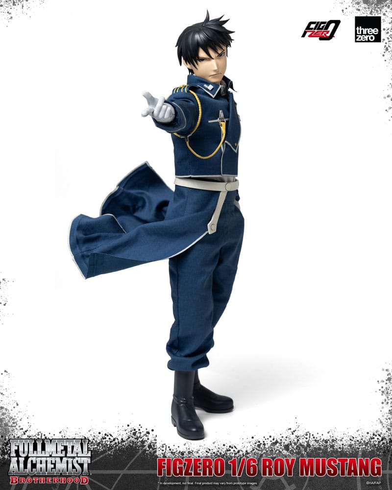 ThreeZero Fullmetal Alchemist Brotherhood Roy Mustang FigZero 1/6 Actionfiguren