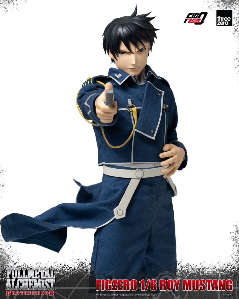 ThreeZero Fullmetal Alchemist Brotherhood Roy Mustang FigZero 1/6 Actionfiguren