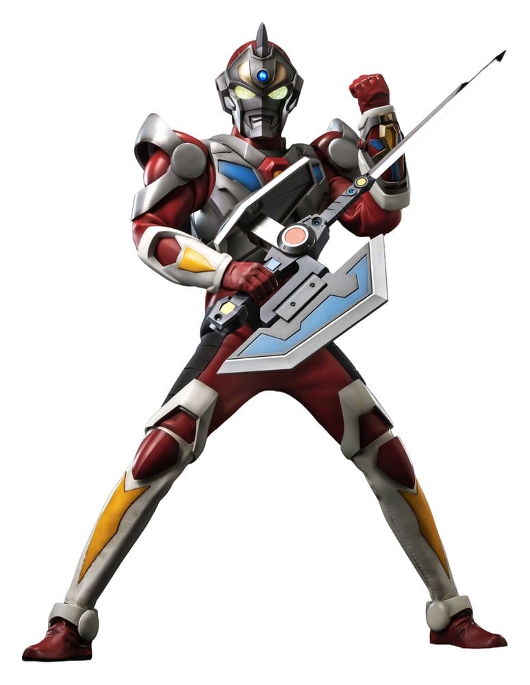 ThreeZero Gridman The Hyper Agent Gridman FigZero Tokusatsu Color Version Actionfigur