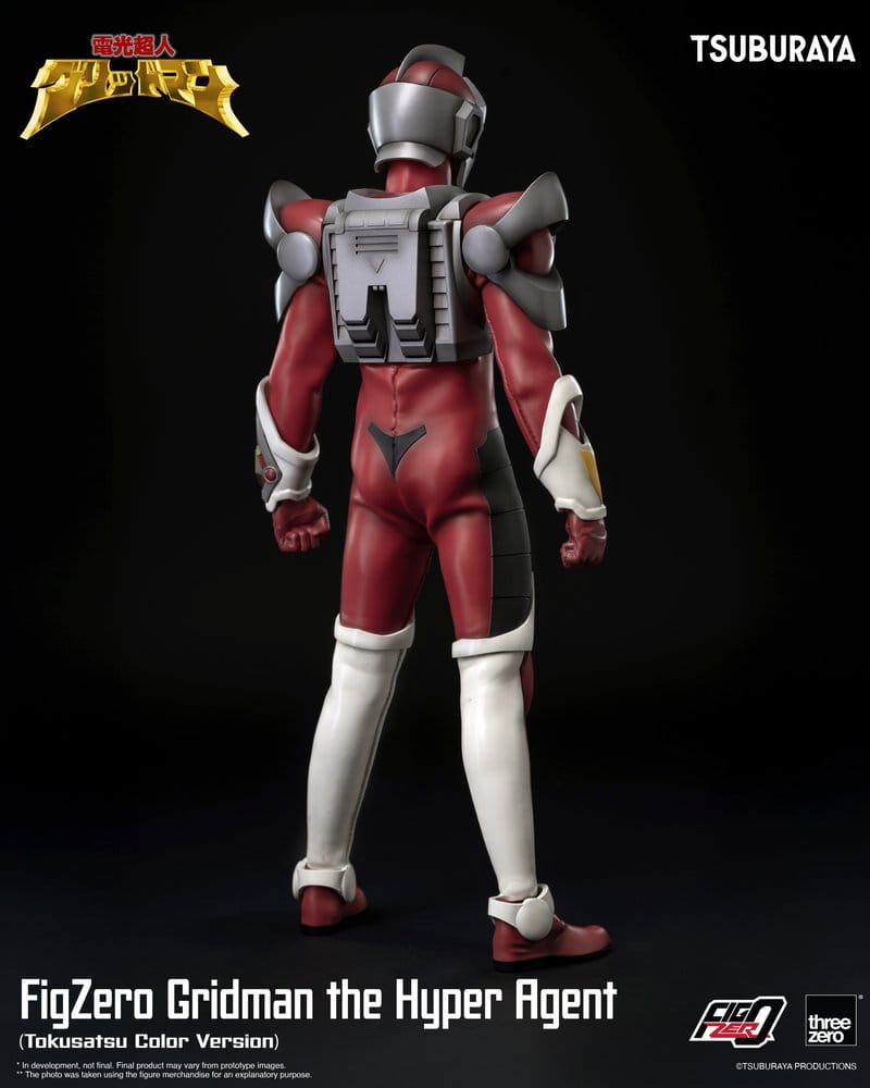 ThreeZero Gridman The Hyper Agent Gridman FigZero Tokusatsu Color Version Actionfigur