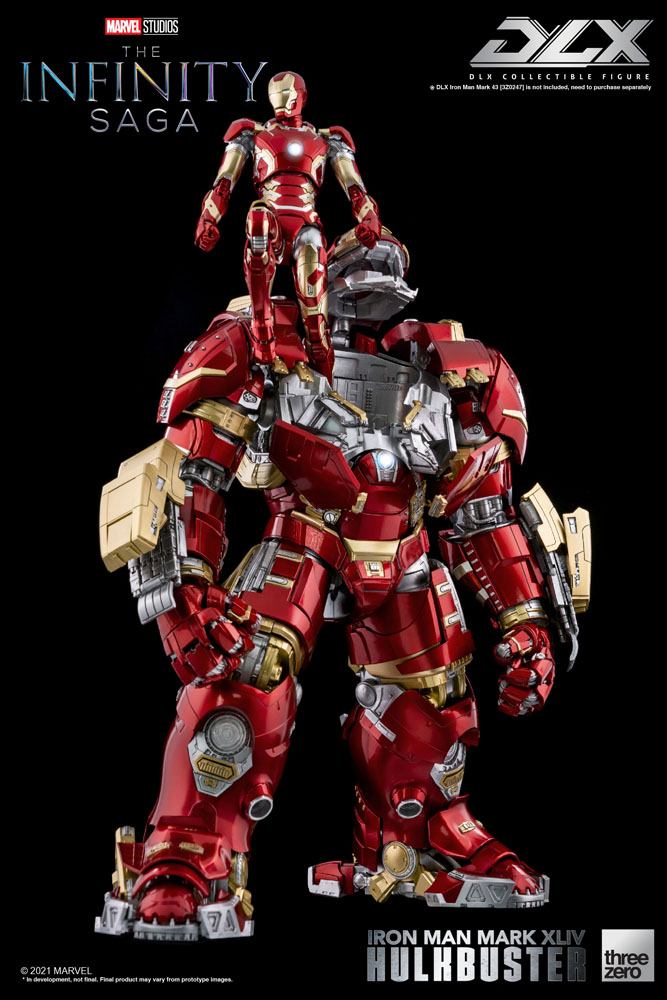 ThreeZero Infinity Saga Iron Man Mark 44 Hulkbuster DLX 1/12 Actionfigur - Beschädigte Verpackung