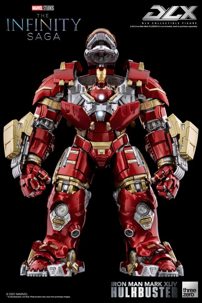 ThreeZero Infinity Saga Iron Man Mark 44 Hulkbuster DLX 1/12 Actionfigur - Beschädigte Verpackung