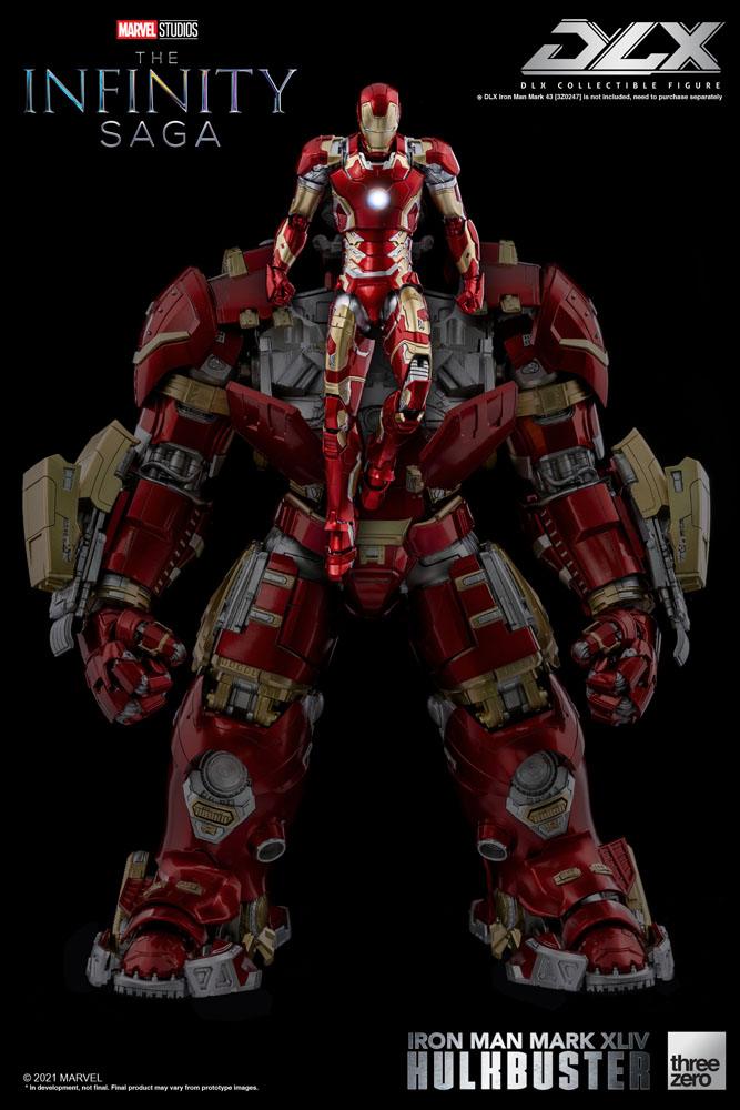 ThreeZero Infinity Saga Iron Man Mark 44 Hulkbuster DLX 1/12 Actionfigur - Beschädigte Verpackung