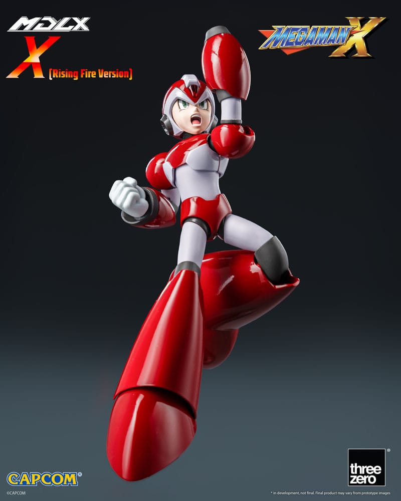 ThreeZero Mega Man MDLX Rockman X Rising Fire Version Actionfigur