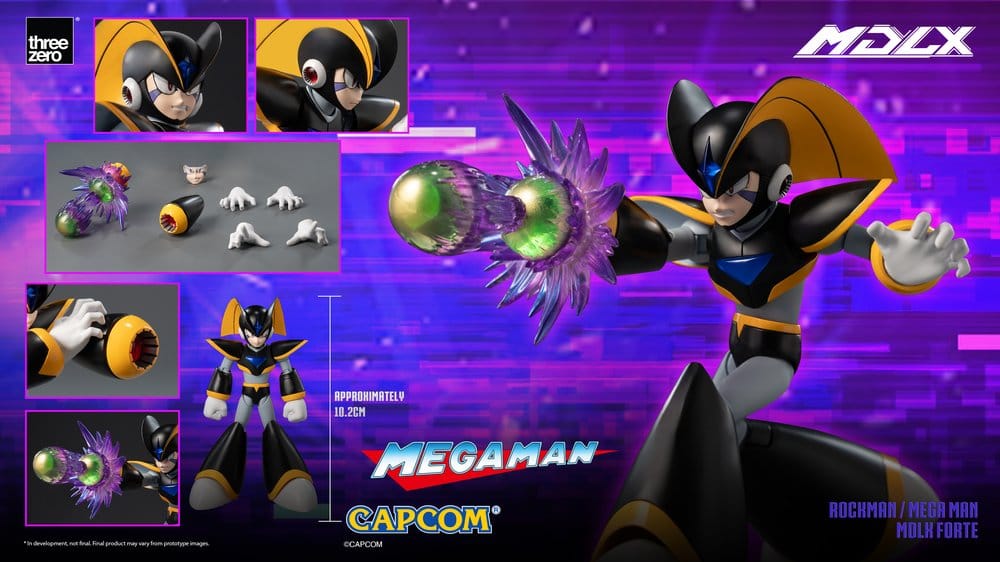 ThreeZero Mega Man Rockman / Mega Man Forte MDLX Actionfigur