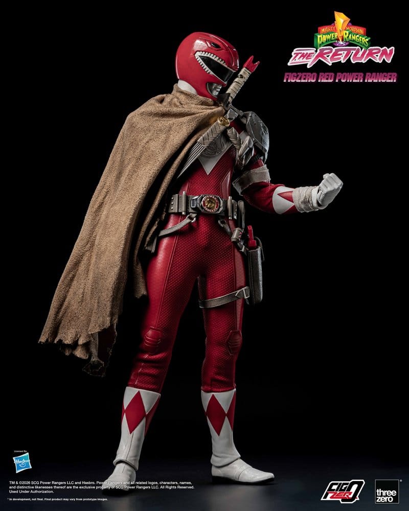 ThreeZero Mighty Morphin Power Rangers The Return Red Power Ranger FigZero 1/6 Actionfigur