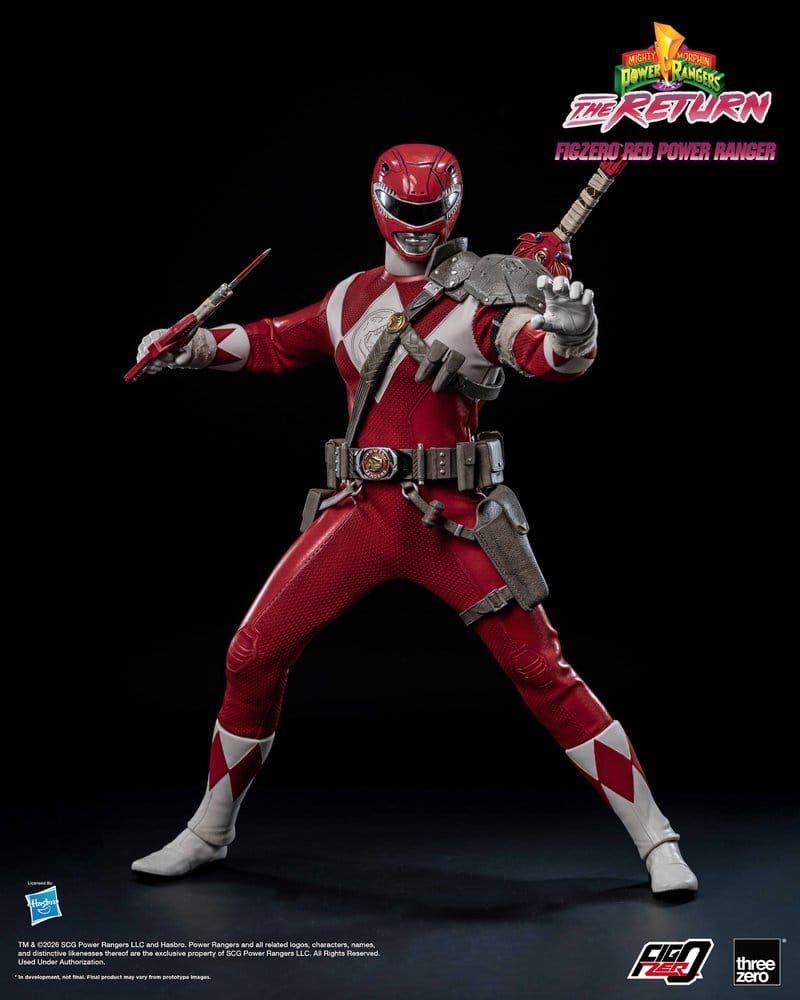 ThreeZero Mighty Morphin Power Rangers The Return Red Power Ranger FigZero 1/6 Actionfigur