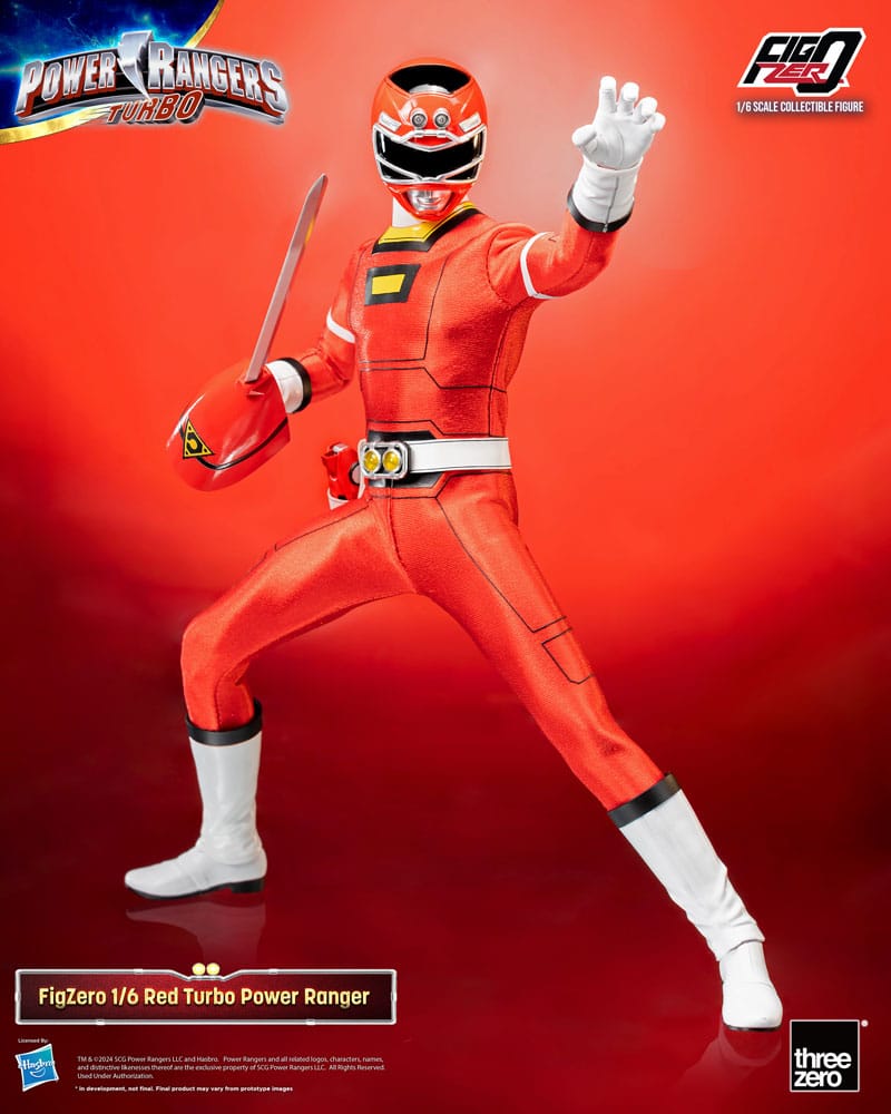 ThreeZero Power Rangers Turbo Red Turbo Power Ranger FigZero 1/6 Actionfigur