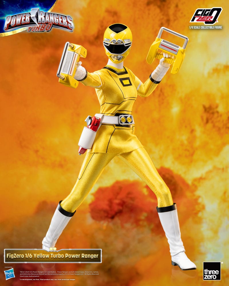 ThreeZero Power Rangers Turbo Yellow Turbo Power Ranger FigZero 1/6 Actionfigur