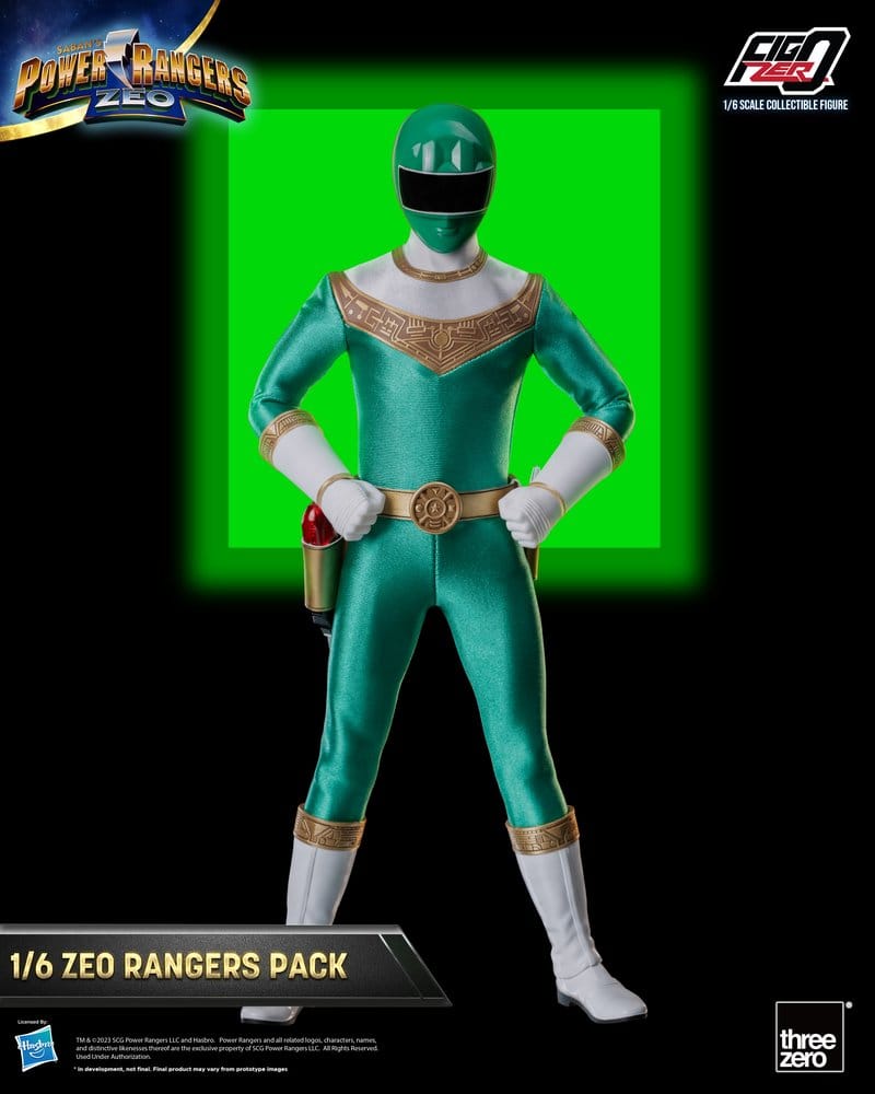 ThreeZero Power Rangers Zeo Zeo Rangers FigZero 5er-Pack 1/6 Actionfiguren
