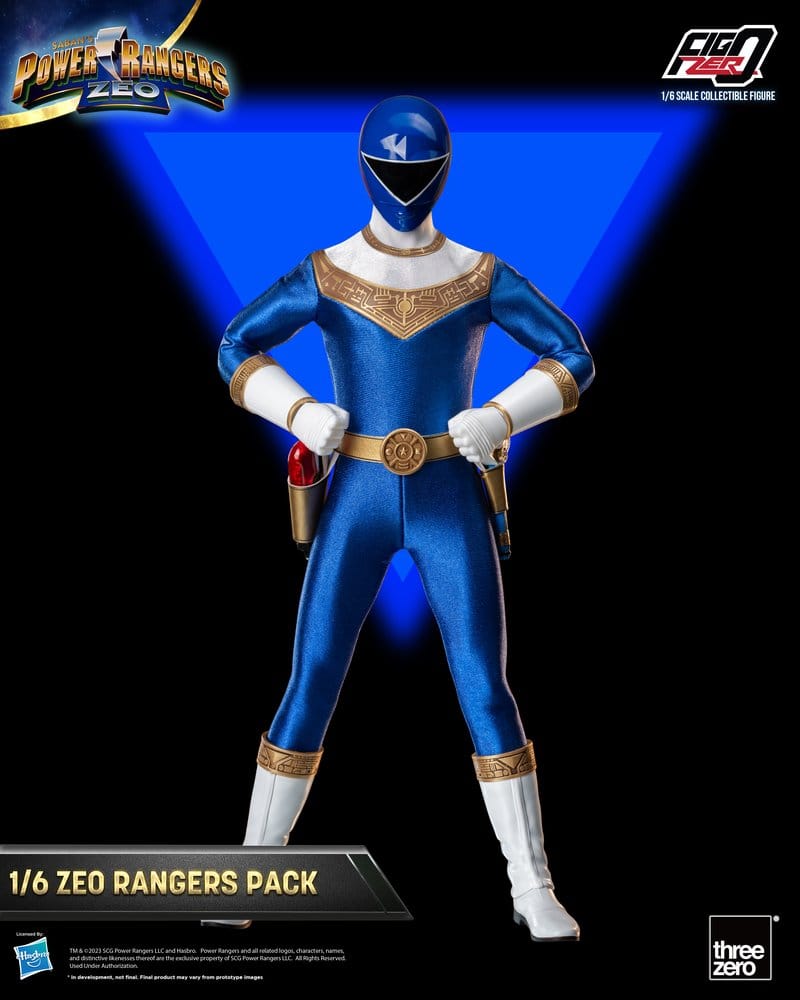 ThreeZero Power Rangers Zeo Zeo Rangers FigZero 5er-Pack 1/6 Actionfiguren