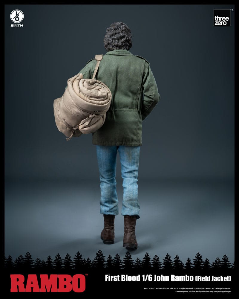 ThreeZero Rambo First Blood John Rambo (Field Jacket) 1/6 Actionfigur