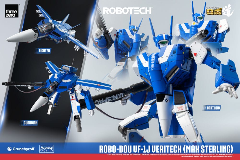ThreeZero Robotech ROBO-DOU (Max Sterling) VF-1J Veritech Actionfigur