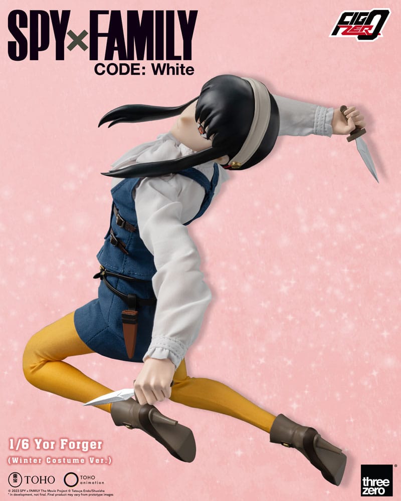 ThreeZero Spy x Family Yor Forger Winter Costume Ver. FigZero 1/6 Actionfigur