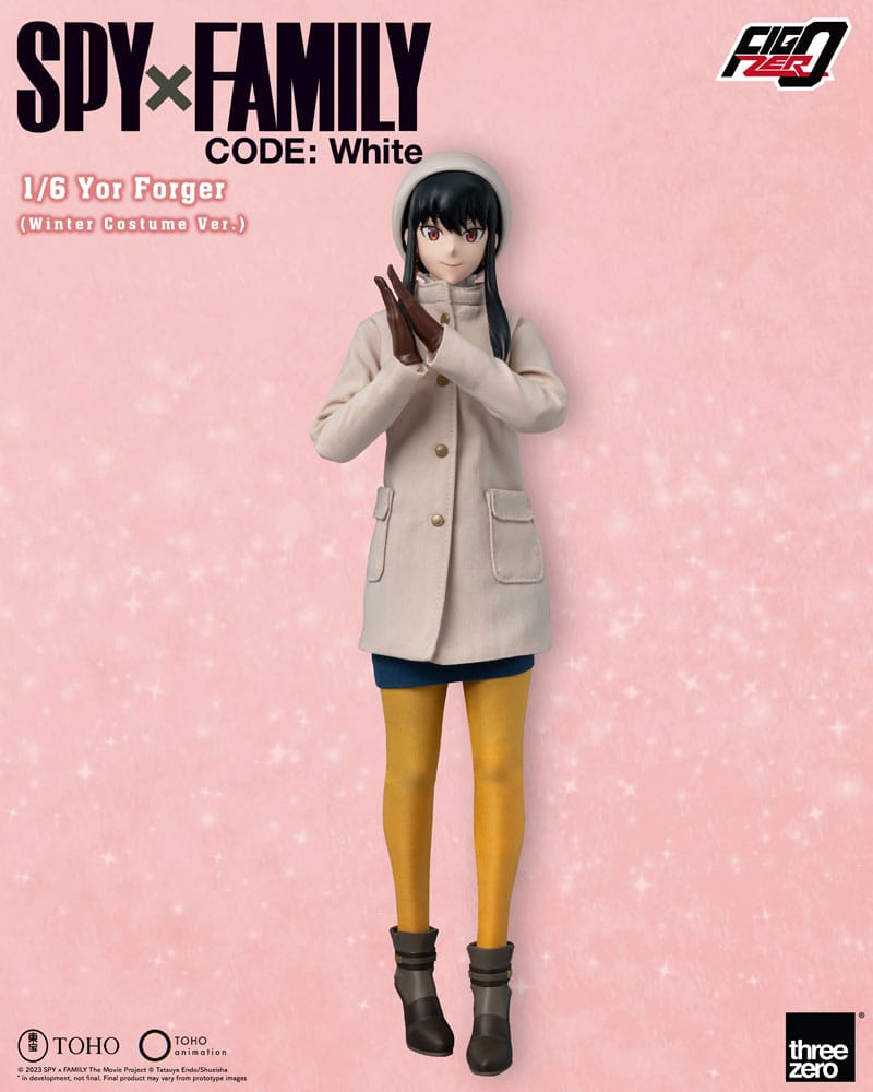 ThreeZero Spy x Family Yor Forger Winter Costume Ver. FigZero 1/6 Actionfigur