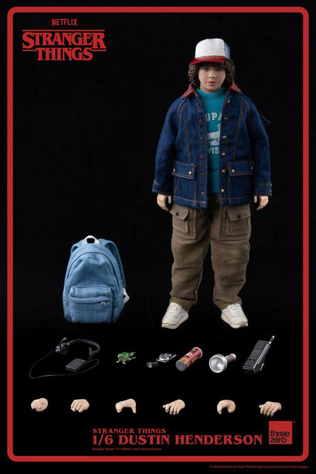 ThreeZero Stranger Things Dustin Henderson 1/6 Actionfigur