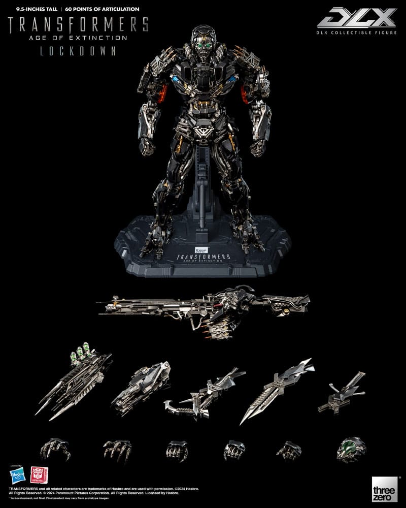 ThreeZero Transformers Age Of Extinction Lockdown DLX 1/6 Actionfigur