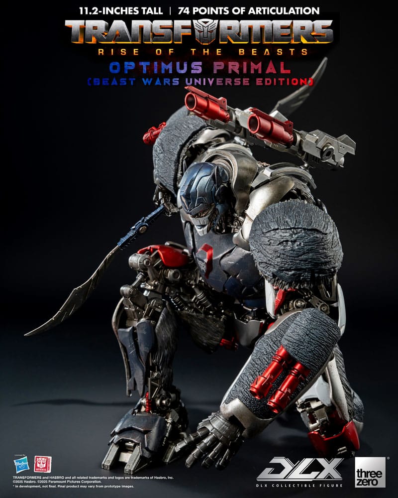 ThreeZero Transformers Aufstieg der Bestien Optimus Primal DLX Beast Wars Universe Edition Actionfigur