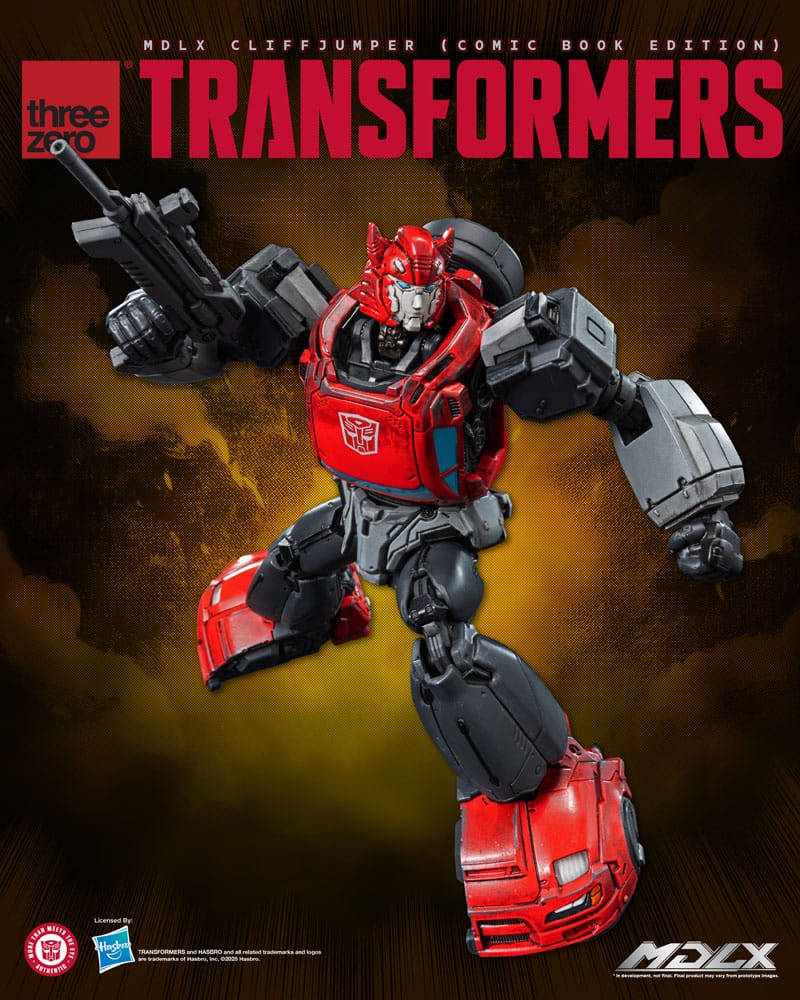 ThreeZero Transformers Cliffjumper MDLX Comic Book Edition Actionfigur