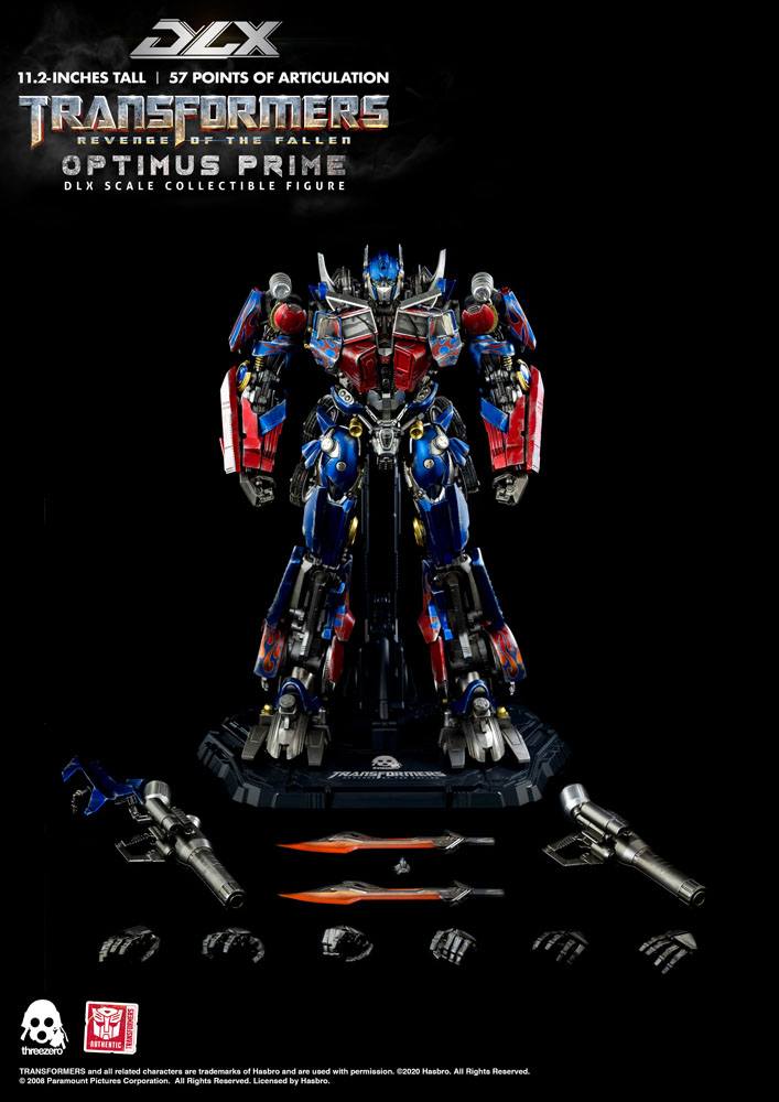ThreeZero Transformers Die Rache Optimus Prime DLX 1/6 Actionfigur