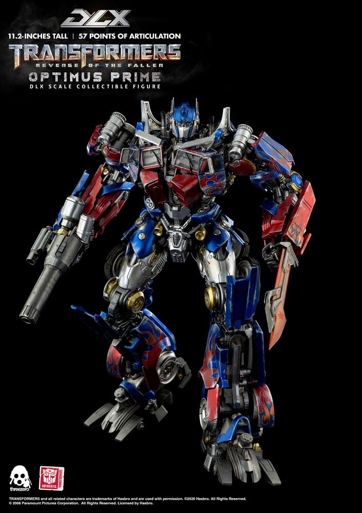 ThreeZero Transformers Die Rache Optimus Prime DLX 1/6 Actionfigur