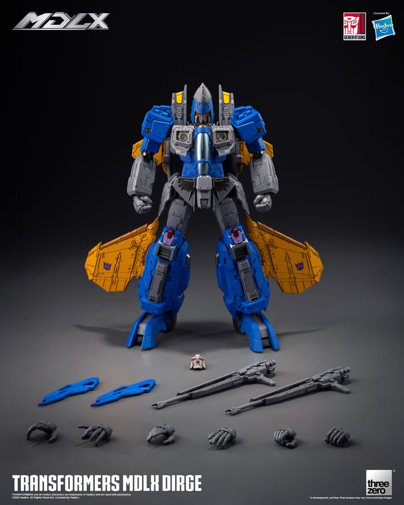 ThreeZero Transformers MDLX Dirge Actionfigur