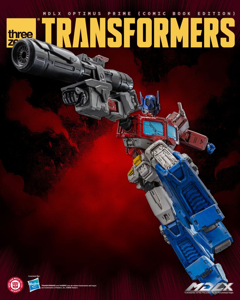 ThreeZero Transformers Optimus Prime MDLX Comic Book Edition Actionfigur