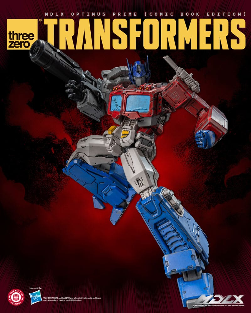 ThreeZero Transformers Optimus Prime MDLX Comic Book Edition Actionfigur
