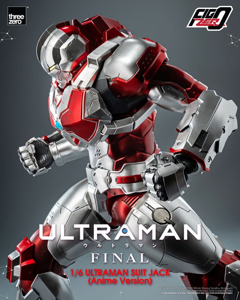 ThreeZero Ultraman Final Jack Ultraman Suit Anime Version FigZero 1/6 Actionfigur