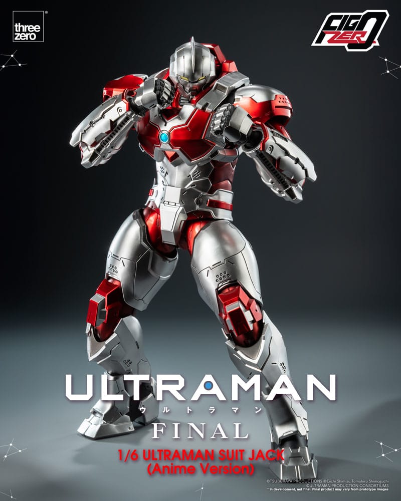 ThreeZero Ultraman Final Jack Ultraman Suit Anime Version FigZero 1/6 Actionfigur