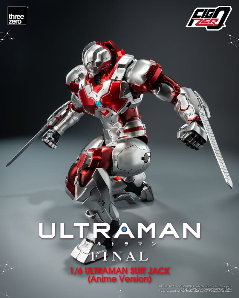 ThreeZero Ultraman Final Jack Ultraman Suit Anime Version FigZero 1/6 Actionfigur