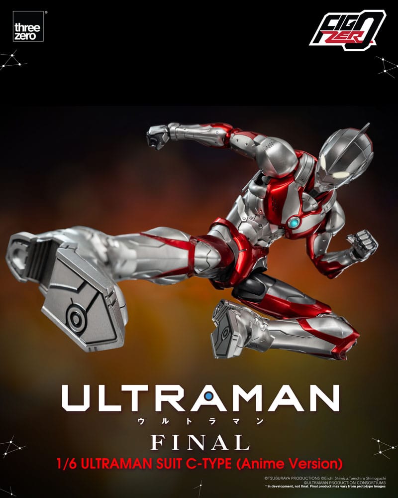 ThreeZero Ultraman Suit C-Type (Anime Version) FigZero 1/6 Actionfigur