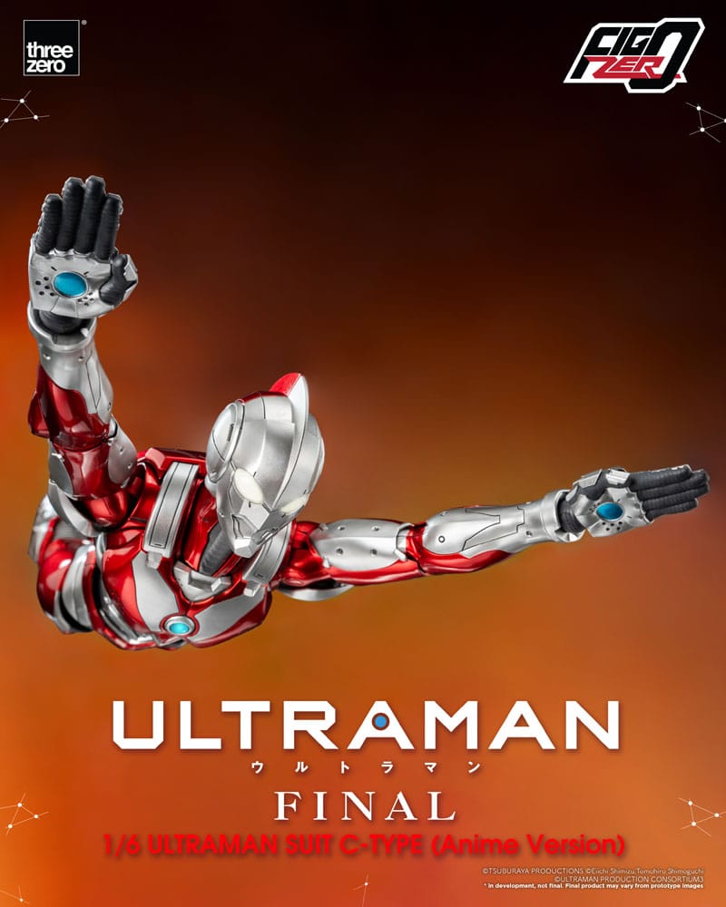 ThreeZero Ultraman Suit C-Type (Anime Version) FigZero 1/6 Actionfigur