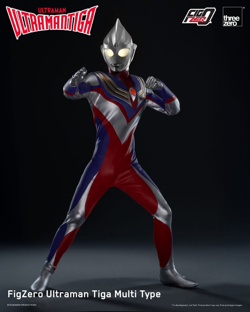 ThreeZero Ultraman Tiga Ultraman Tiga Multi Type FigZero 1/6 Actionfigur